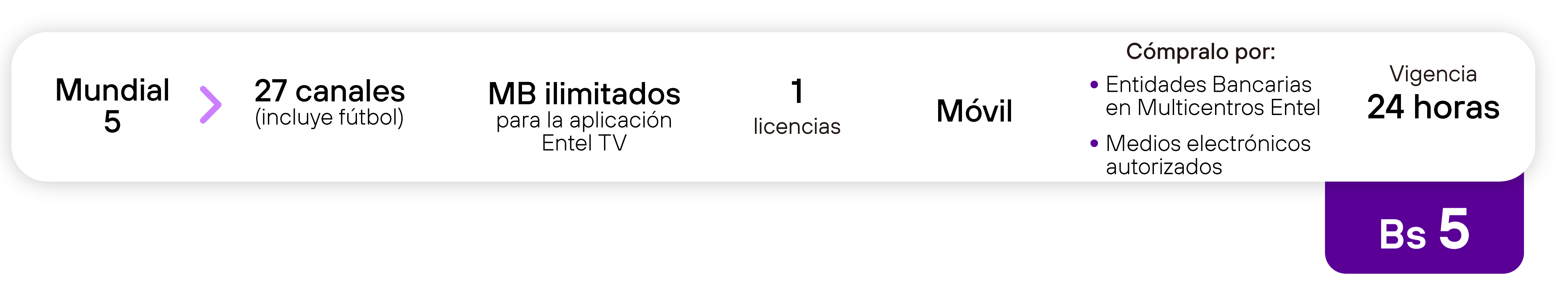 Paquete 5 BS