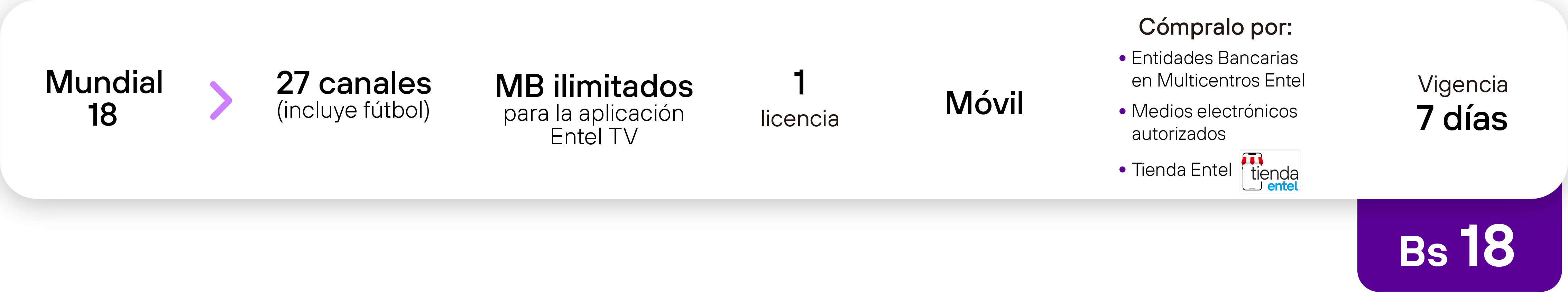 Paquete 18BS